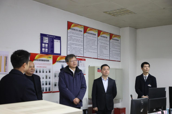 江尚文带队开展节前安全生产检查