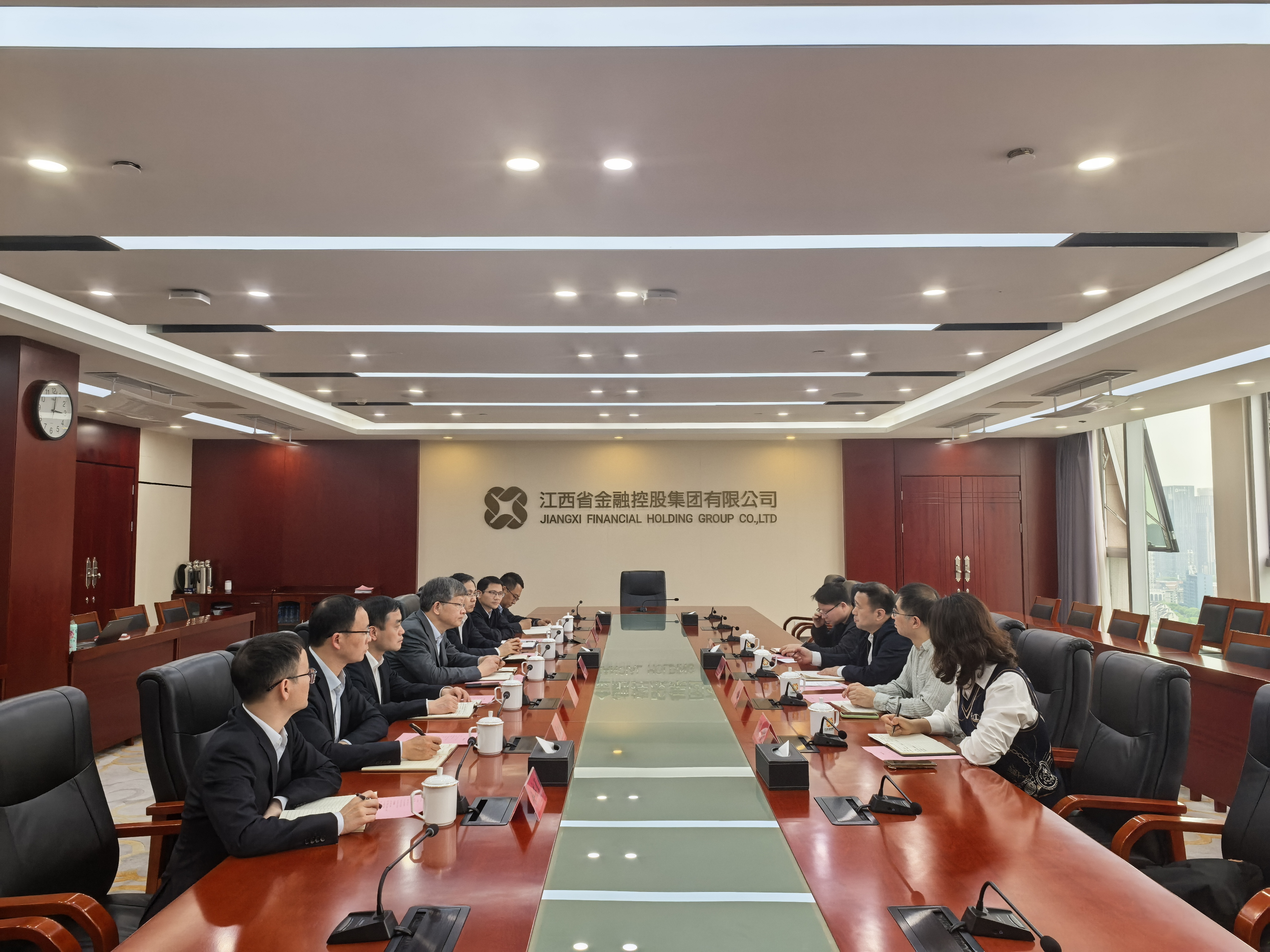 江西证监局到省金控集团调研